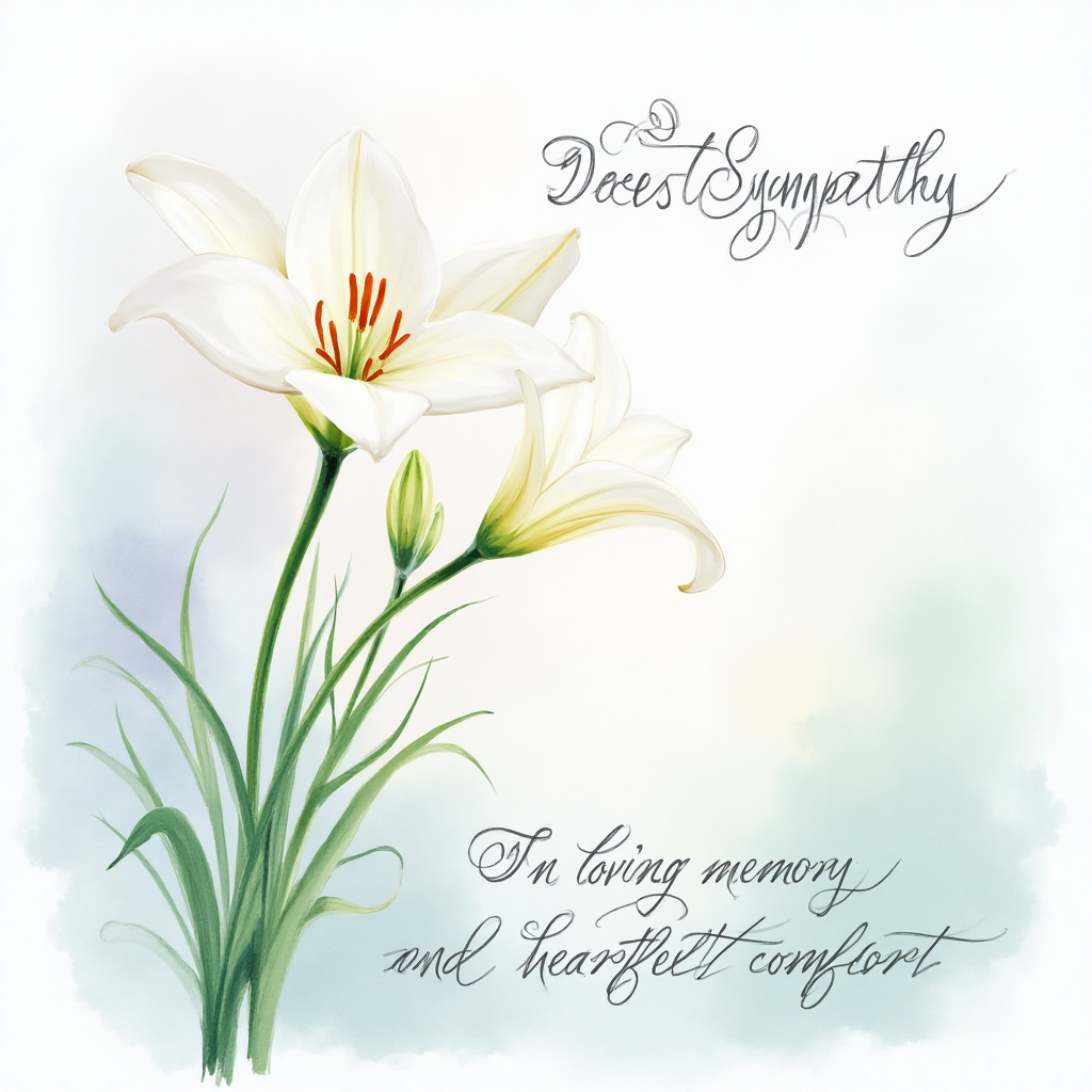 Deepest Sympathy, and Sympathy Card