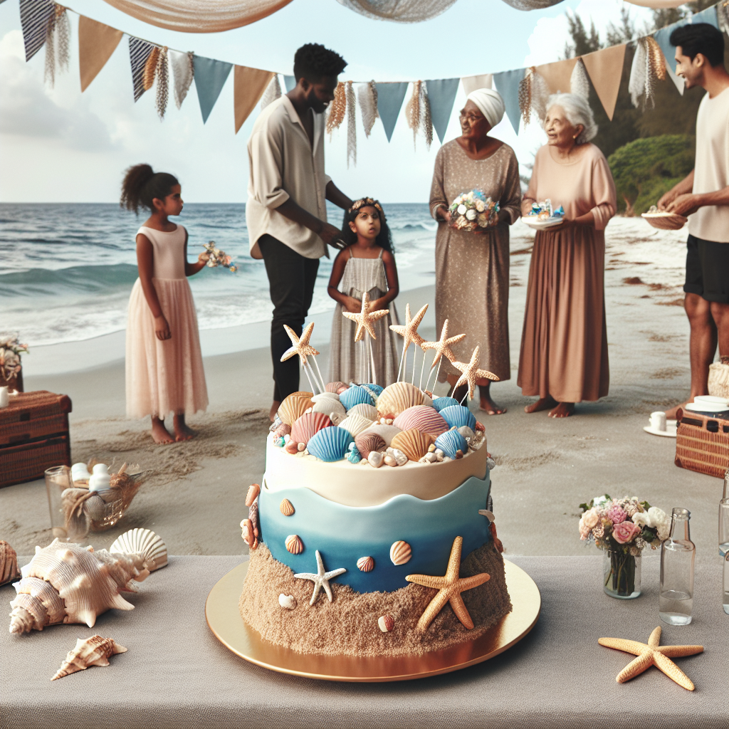 Picture a delightful beachside birthday party. The setting is a sandy shore with the soundtrack of whispering ocean waves. The decoration is kept as naturalistic as possible, incorporating delicate seashells and starfish-shaped garlands, promoting an ambiance of playful tranquility. In the center, a creatively decorated cake resembles a sandy beach with edible crafted sea creatures, sparking amusement and tempting the palate. Family members of varied descents and genders, perhaps a Black elder sharing stories and a South-Asian girl building sandcastles, intertwine the essence of unity into this ocean-themed birthday celebration.
Generated with these themes: Creativity, Laughter, Ocean, and Family.
Made with ❤️ by AI.