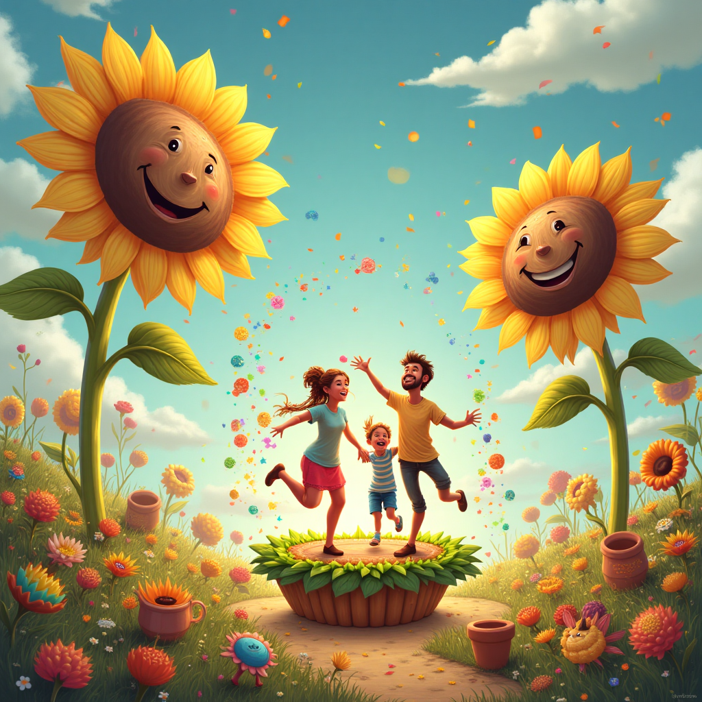 This couple love snacks, DEcorating and gardening and always smiling and have 2 kids a boy aged 5 and girl aged 13, Having fun and dancing, and Anniversary Card