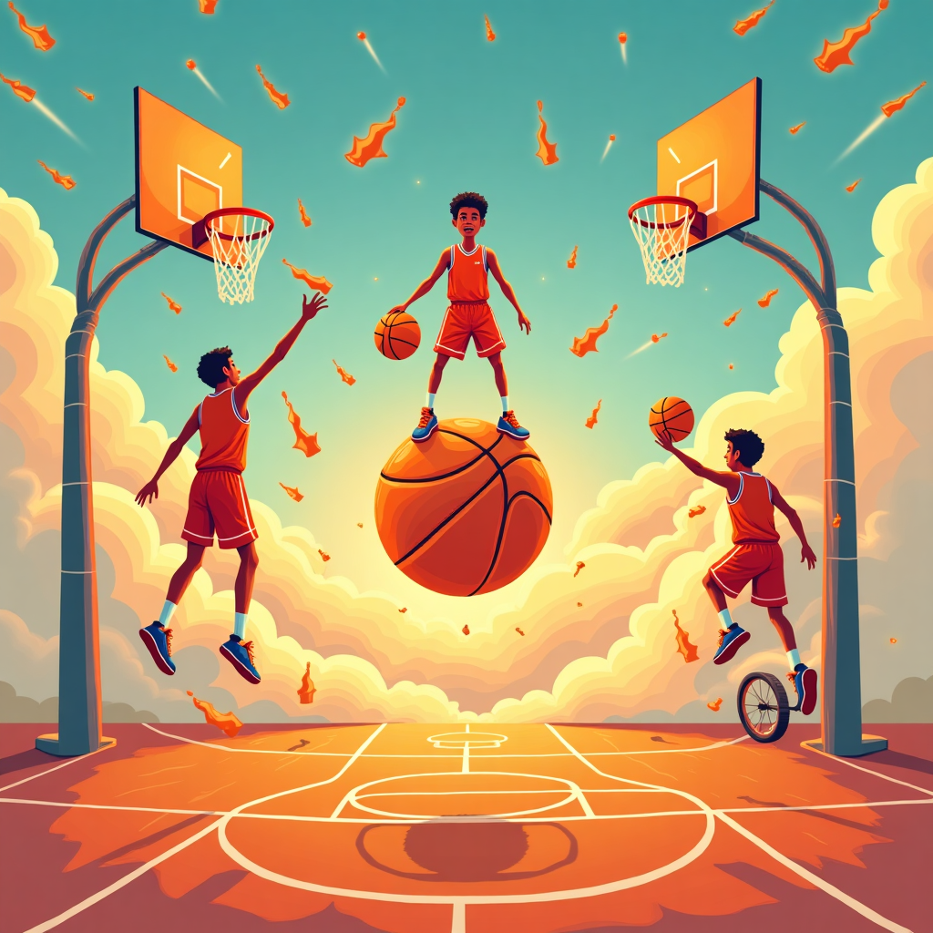 Basketball , and U14’s Blazers Thank-you Card