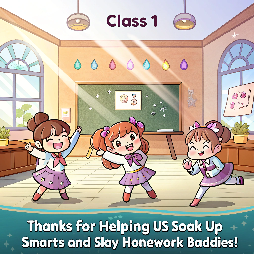 School, Teaching, Friends, Spongebob, K-pop demon hunters, and Thank-you Card