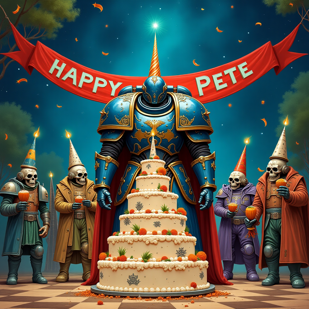 Warhammer 40k brother chaplain Birthday Card