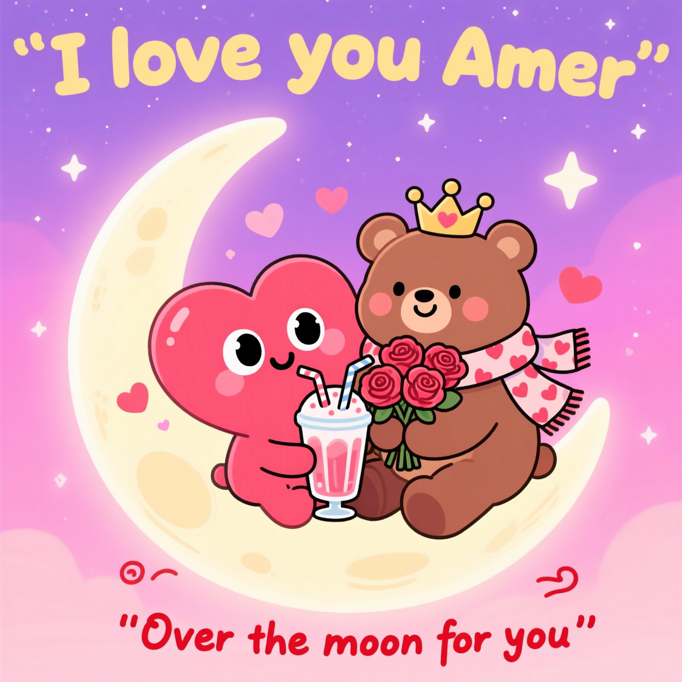 Romance, and Valentines-day Card