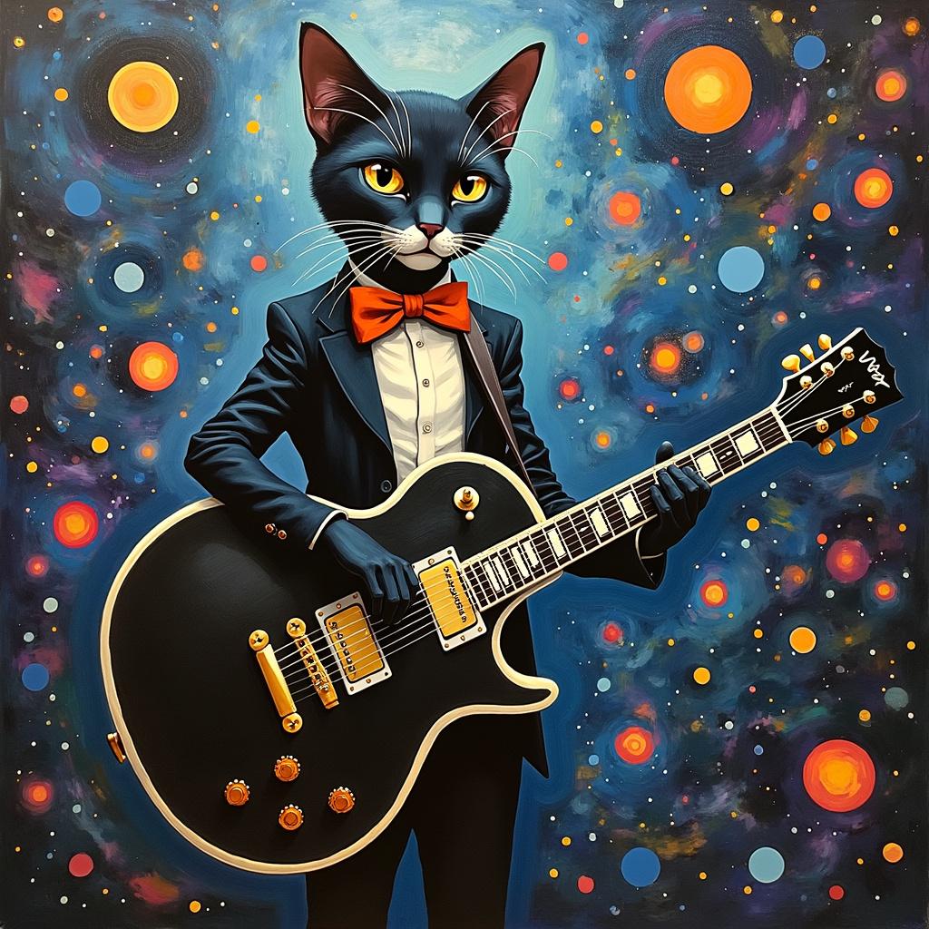 Cats, Doctor Who, Alternative Rock, and Black Birthday Card