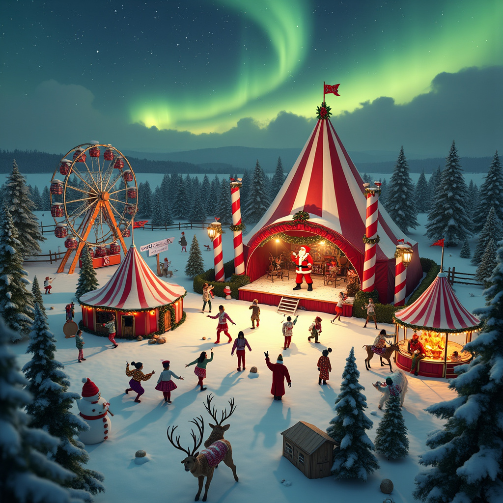 Glastonbury Festival Christmas Card