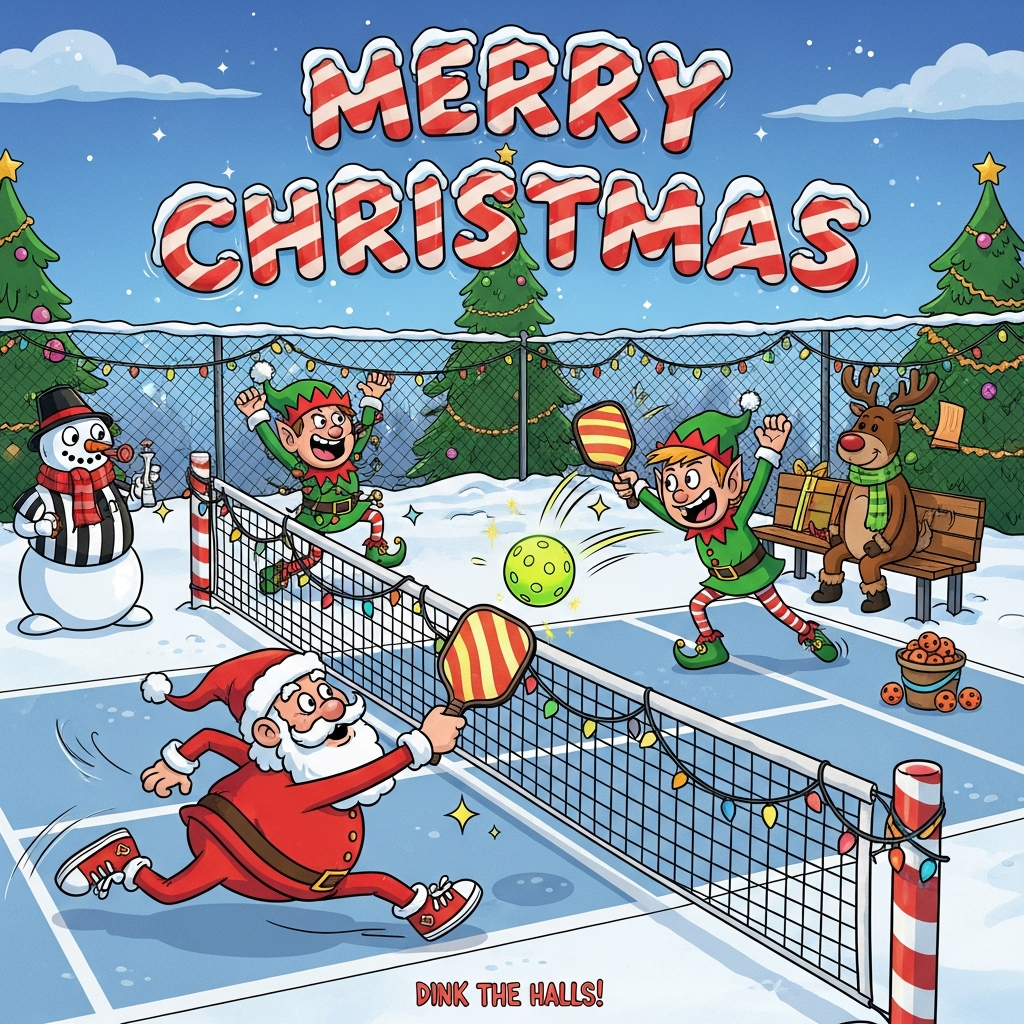 Pickleball, and Christmas Card