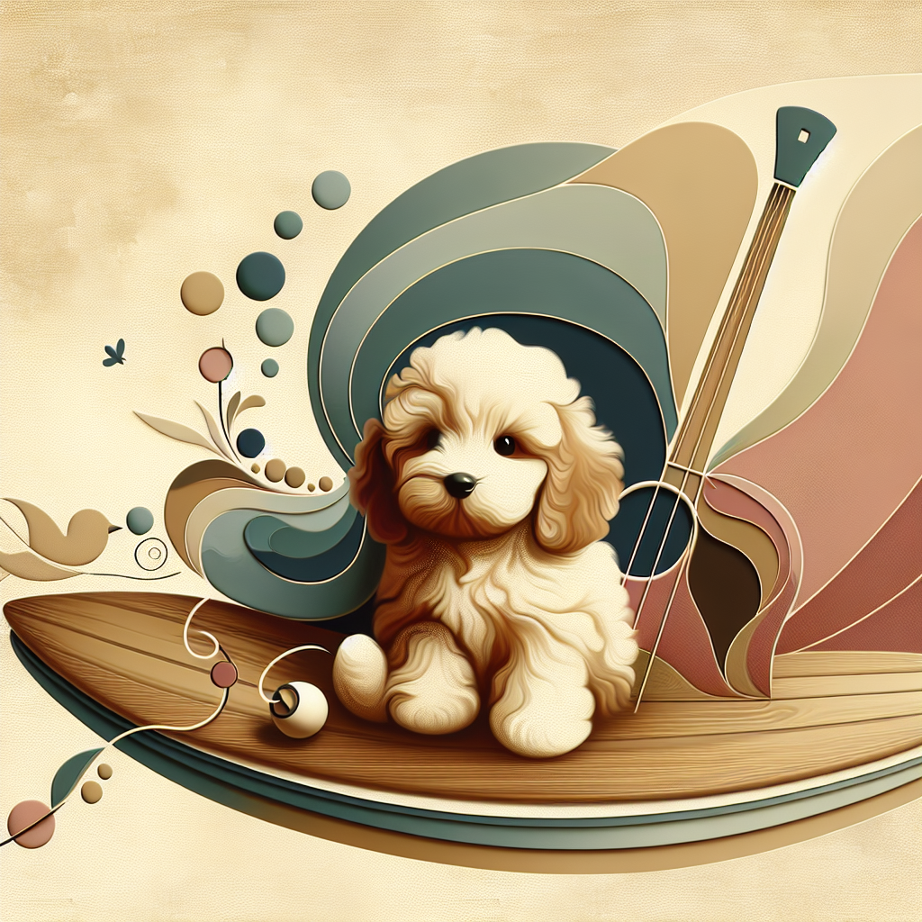 Cockerpoo, Paddleboard, Guitar, Toddler, and Wine New-baby Card