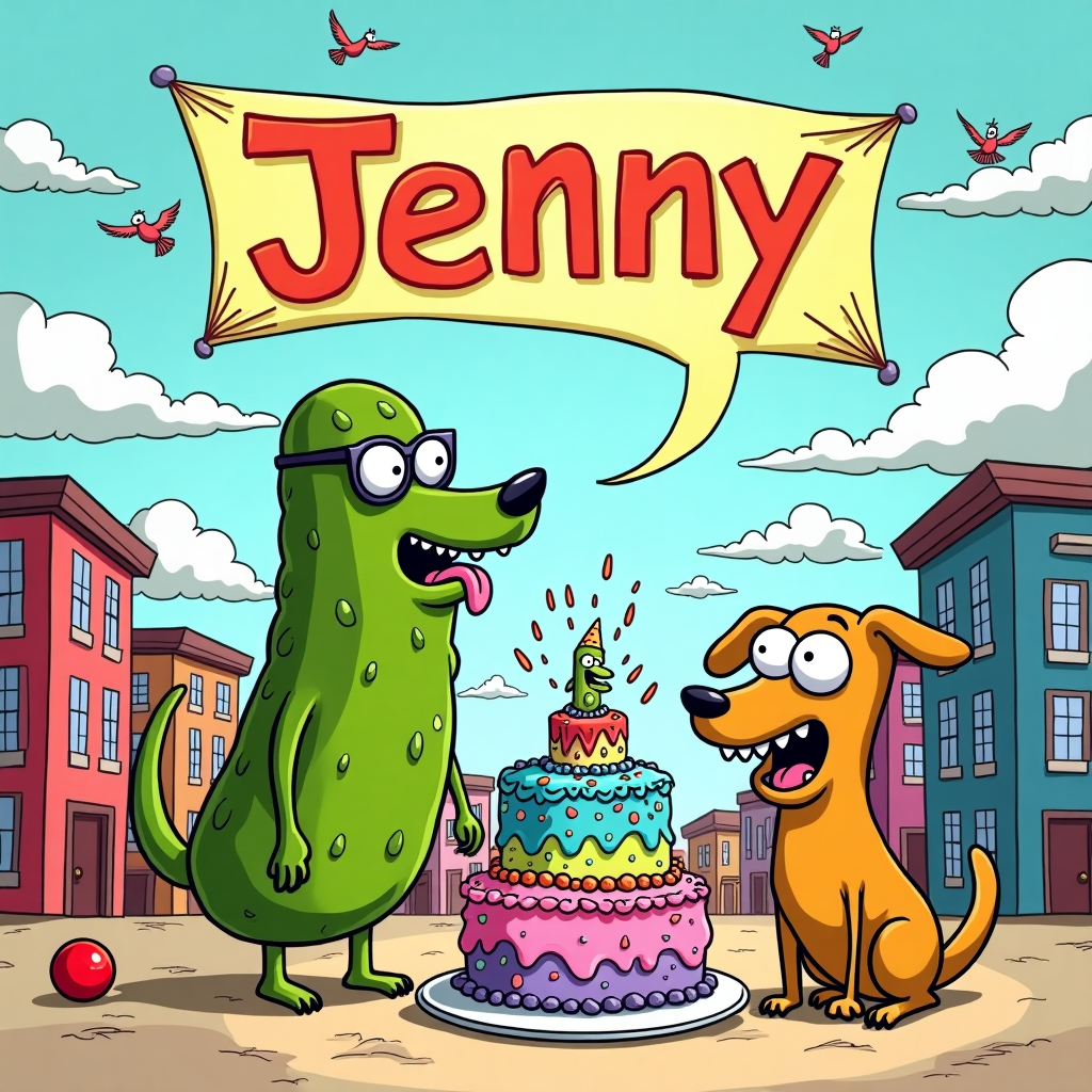 Funny Rick and morty pickle rick dogs Birthday Card