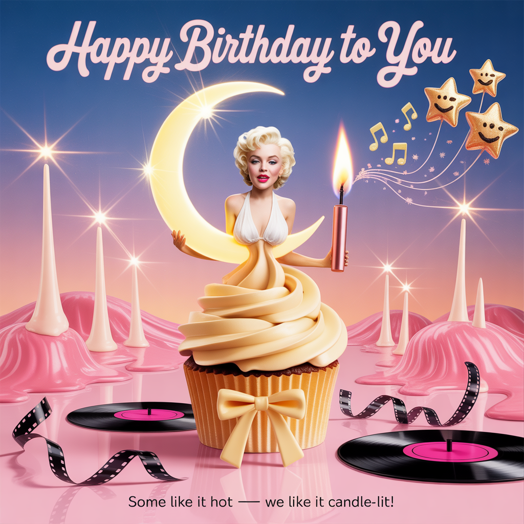 Marilyn Monroe birthday , and Birthday Card