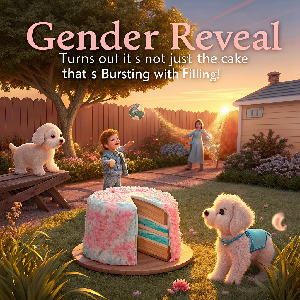Gender reveal New-baby Card