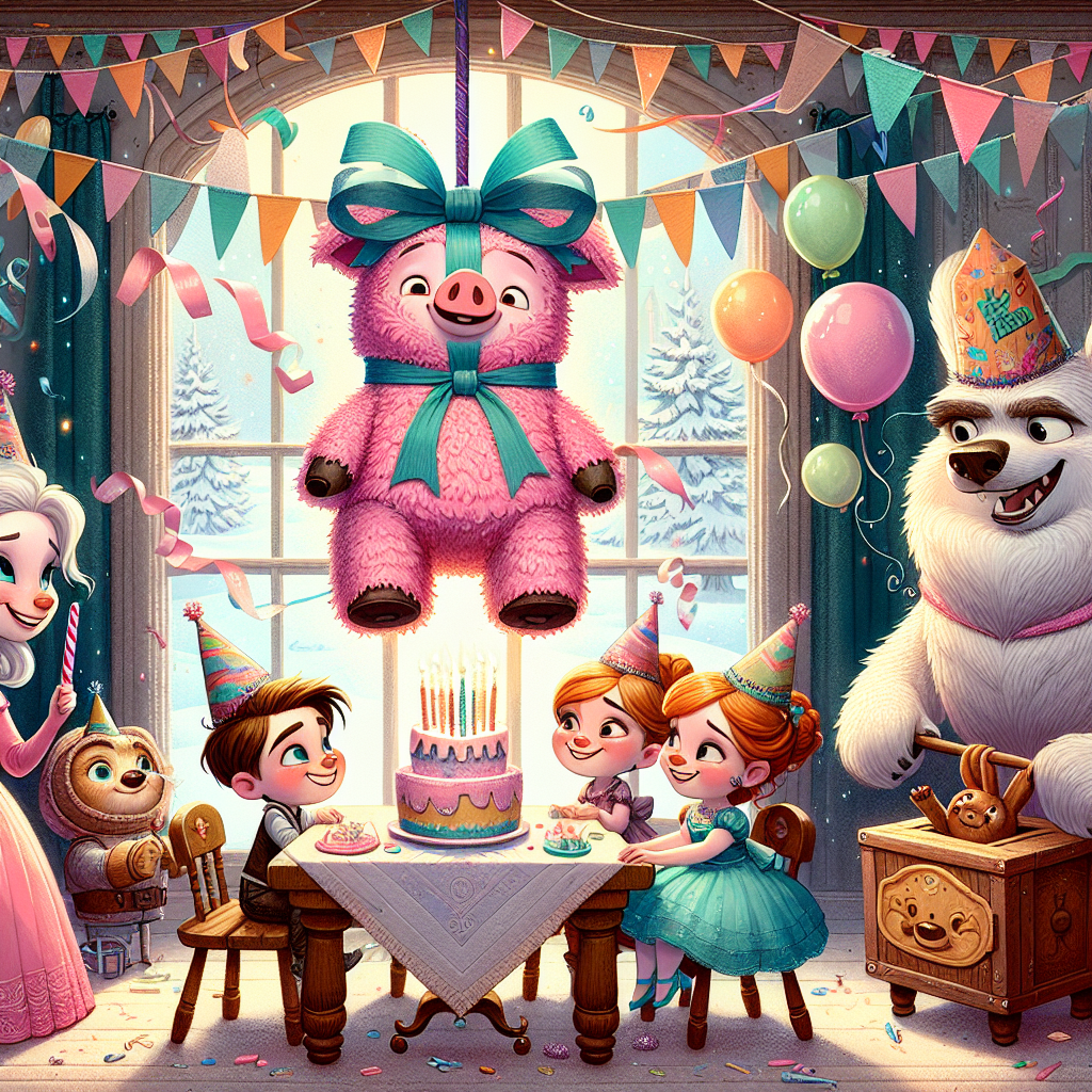 Peppa pig , Frozen, Hey duggee, Wallace and gromit, Cake, and Stick man Birthday Card