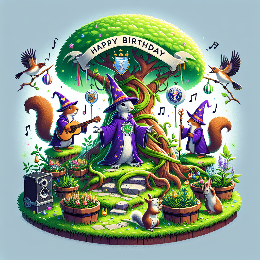 RPGs, Gardening, British wildlife , Tottenham Hotspur football club, and Acoustic guitar Birthday Card