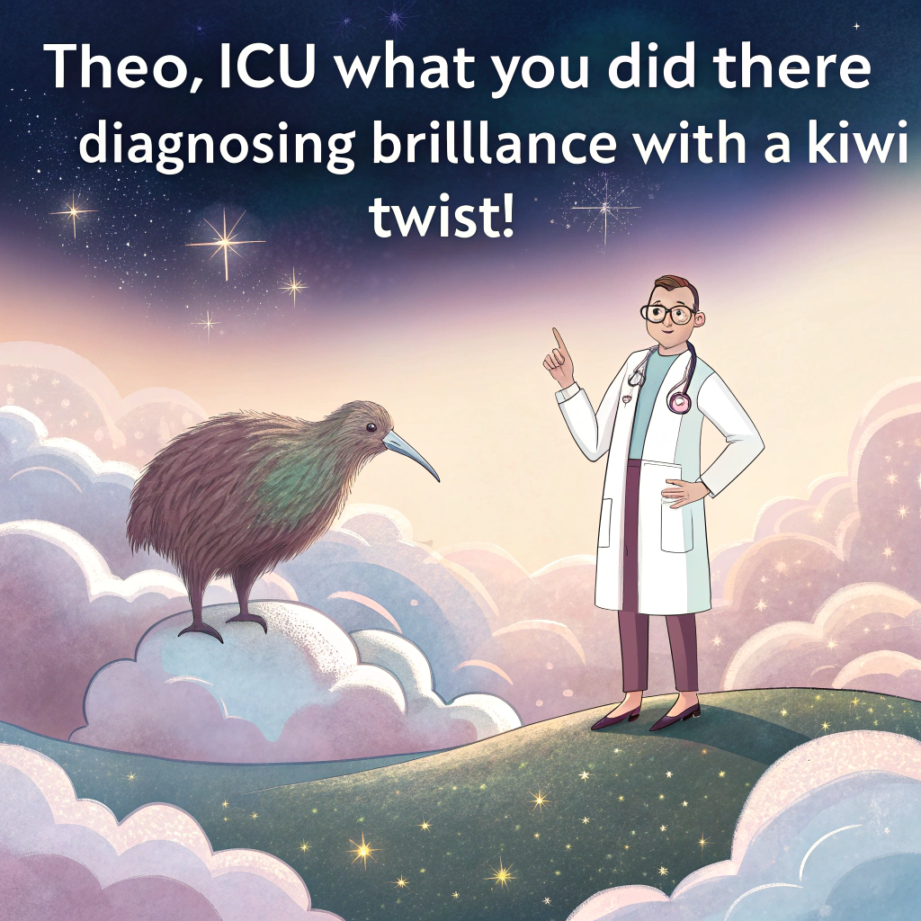 ICU, Consultant from New Zealand , and Thank-you Card