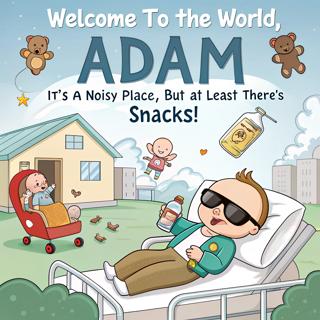 WELCOME TO THE WORLD New-baby Card