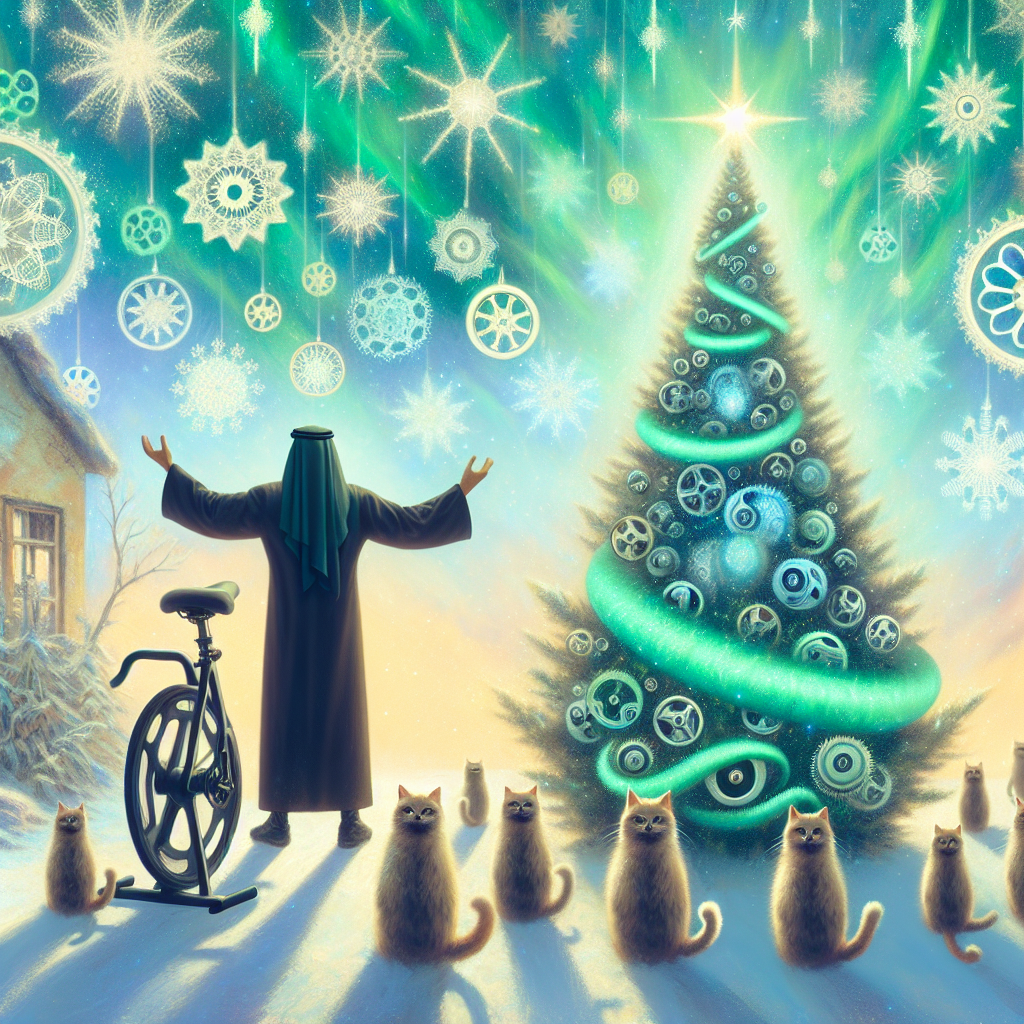 Loving husband who likes bikes, bodypump and feeding the cats Christmas Card