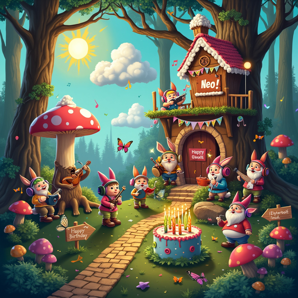 Singing, and Gaming Birthday Card