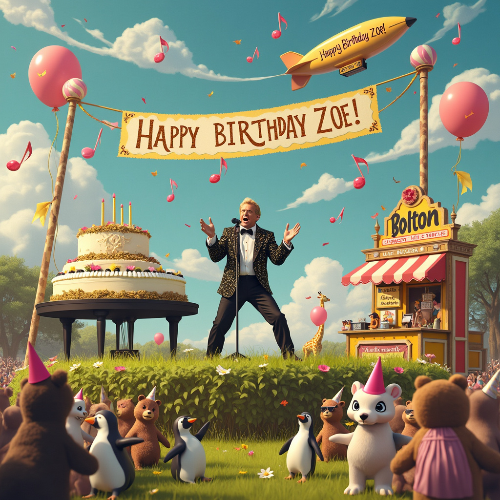 Michael bolton Birthday Card