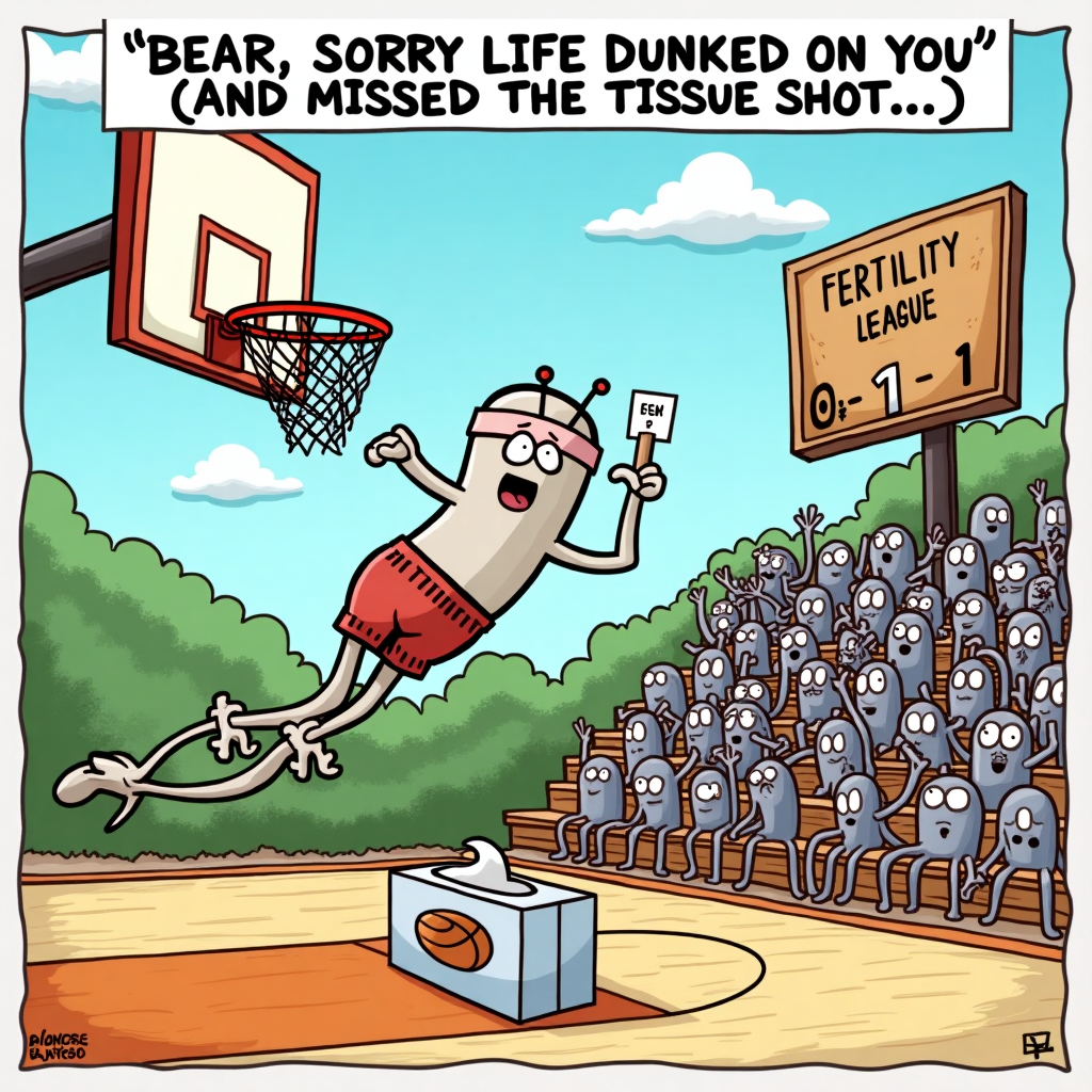 Basketball, and Semen Sympathy Card