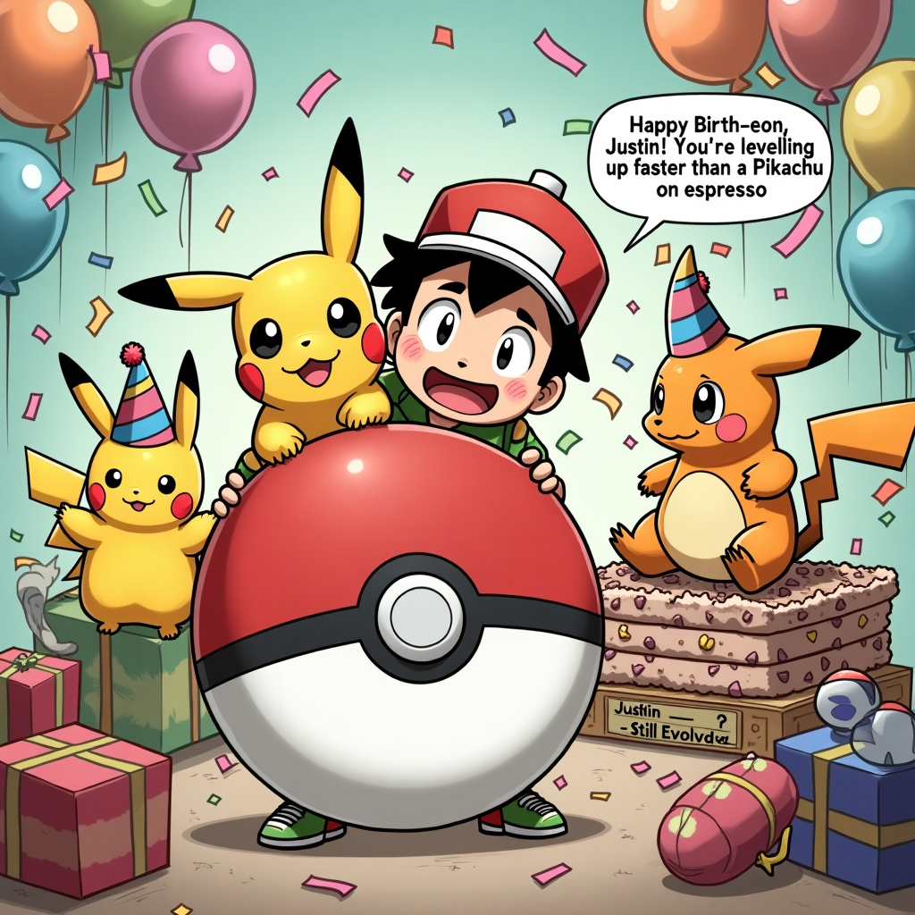 Pokemon Birthday Card