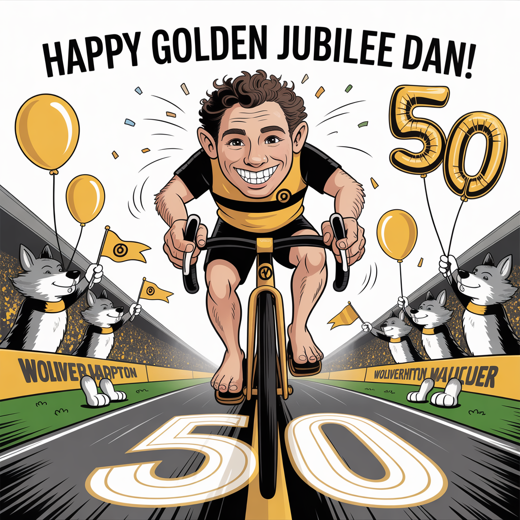 Wolverhampton Wanderers Football Club, Hobbit , Cycling , and Birthday Card
