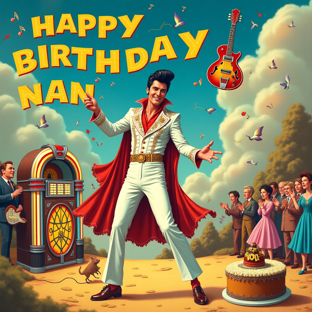 Elvis Presley Birthday Card