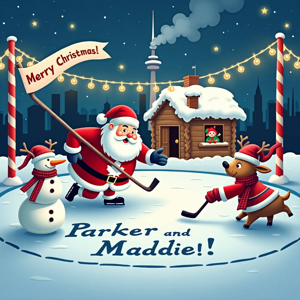Toronto Maple Leafs Christmas Card