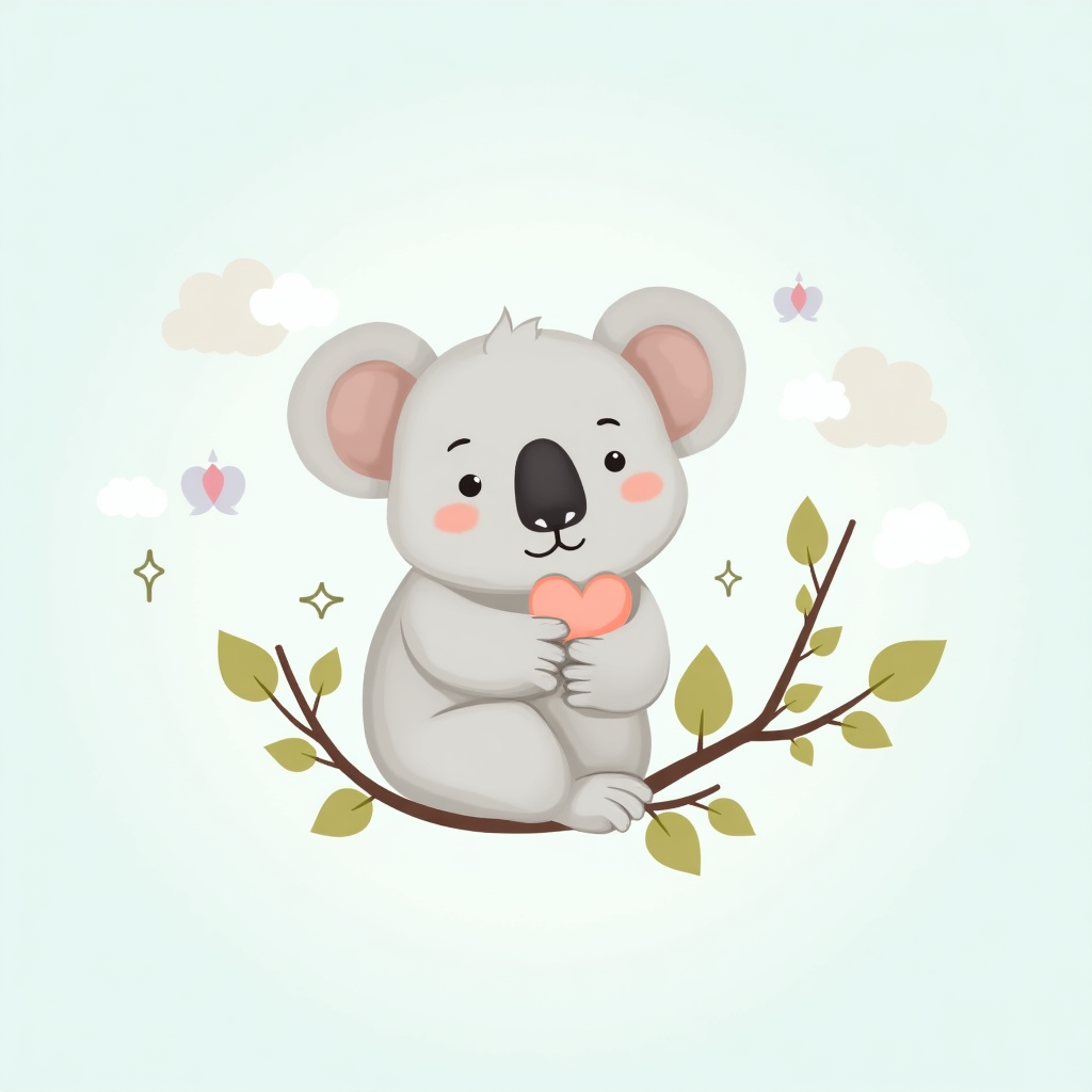 Koala bear Sympathy Card