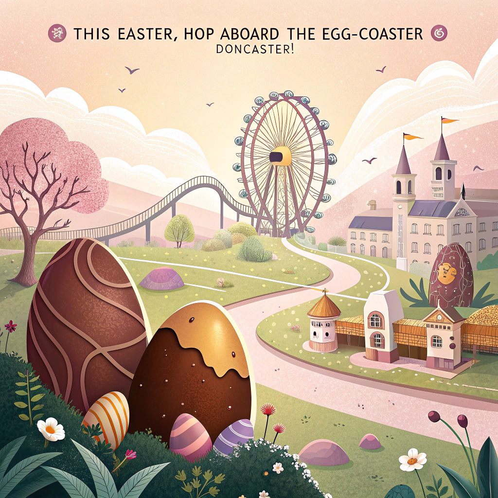 A plan for disneyland in Doncaster Easter Card