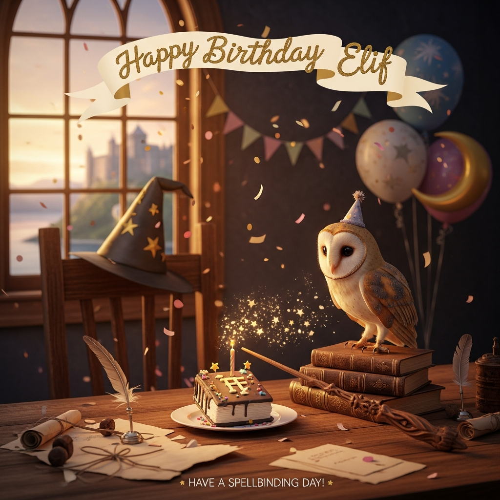 Harry Potter, and Birthday Card