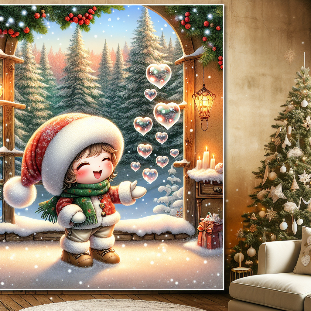 Daemon slayer, MUICHIRO , Love, Xmas, Windows, Tree, Sofa, and Music Birthday Card