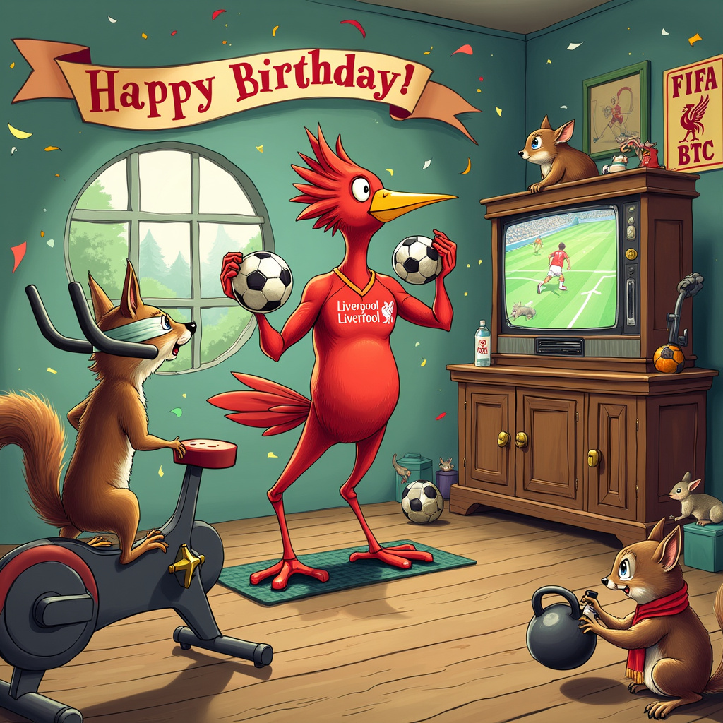 Liverpool fc, Gym, and FIFA Birthday Card