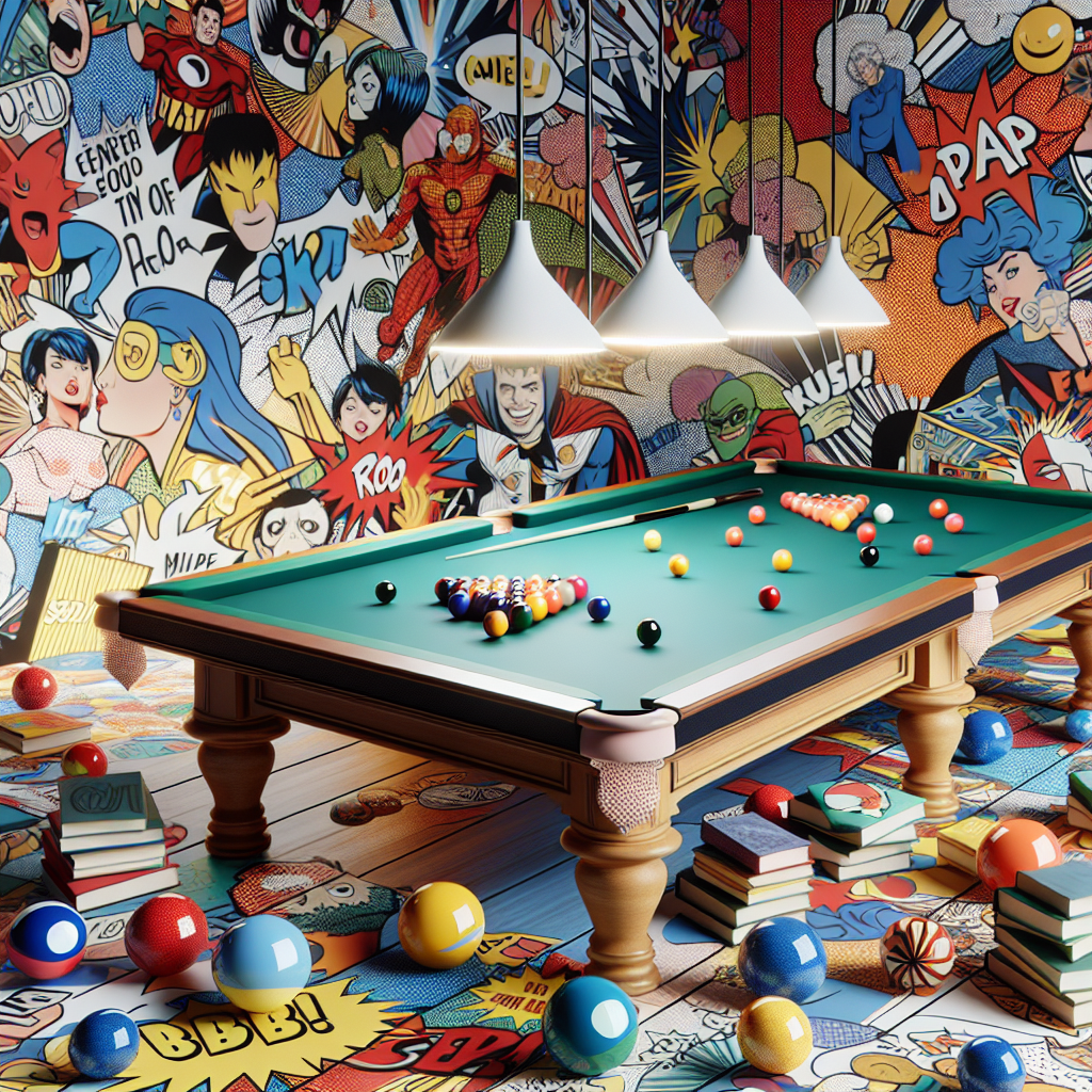 Snooker, Reading, and Marvel Birthday Card