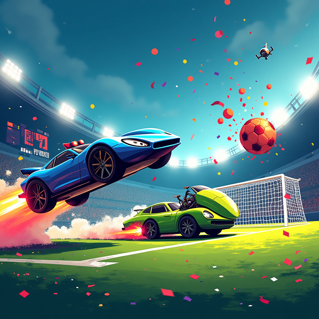 At the top of the Abstract Style image, “Happy Birthday Noah” in large, bold white letters with a subtle dark stroke for readability.

Funny abstract birthday cover art with a rocket-powered car soccer arena vibe at dusk under blazing floodlights. Execute in a bold abstract composition of geometric shapes and fluid curves, high-contrast color blocks, and dynamic brush-stroke textures. Vertical portrait, ultra-detailed 4K. Field-level sideline perspective with a shallow depth-of-field feel (as if 50mm at f/2.8): foreground crisp, background melting into cinematic bokeh and natural lens flares.

Center action as expressive abstraction: a sleek candy-blue rocket car distilled into streamlined geometric forms with glossy gradient “paint,” hints of carbon-fiber weave, and a tiny triangular party hat perched on its roof. The car vaults midair in a bicycle-kick arc, depicted by sweeping ribbons and speed-line strokes; its glowing boost curls to sketch a luminous “12” in the air with faint heat-shimmer ripples. A giant, slightly scuffed soccer ball rendered as a textured sphere of layered brush specks hurtles toward an abstract goal: a luminous lattice of intersecting white lines.

Inside the net, a celebratory burst: confetti polygons and balloon orbs erupt in neon hues. The lime-green goalie car becomes humorously tangled—twisted lime loops and kinetic wheel-circles spinning with circular motion-blur marks. Nearby, a tiny referee drone, a hovering geometric glyph, flashes a miniature red square “card” pointed knowingly at a tire. Bits of grass and black rubber pellets spray forward as granular splashes along the bottom foreground. The crowd becomes a mosaic of vibrant bokeh dots and color blocks; a distant hazy scoreboard reads a bold, abstract “10.”

Lighting and mood: blazing floodlights carve crisp specular highlights and long, graphic shadows; vibrant, high-contrast color grade (candy blue, lime, electric cyan, neon magenta, sunflower yellow, deep indigo). Materials are implied via texture—glossy reflections, metallic sheens, carbon-fiber hints, soft grass fibers—while keeping everything stylized and non-photoreal. Maintain strong diagonals and energetic flow, with subtle motion blur on the sidelines to emphasize velocity.

On the pitch-side LED ribbon near the bottom, place a cheeky single-line caption: “Blow out the goals, not the candles!” in bright pixel-style type, slightly curved to match the ribbon’s perspective.

No brand logos or trademarks. Clean edges, generous breathing room for the top header text, and a punchy, modern, expressive abstract finish.
Generated with these themes: At the top of the Photorealistic picture taken from a camera image, Happy 12th Birthday, Noah!  Ultra-high-definition 4K UHD, photorealistic vertical portrait photograph, field-level sideline angle as if shot with a 50mm lens, f/2.8, 1/2000s, ISO 400, shallow depth of field. Rocket League–style, real-life soccer stadium at dusk under blazing floodlights. In the foreground, a sleek candy-blue rocket-powered sports car wearing a tiny party hat on its roof launches off the turf mid-air, performing a bicycle-kick to slam a giant, scuffed soccer ball toward the goal. The car’s glowing boost trail curls in the air to form a luminous “12.” Confetti and balloons erupt inside the net like a celebratory goal explosion. The lime-green goalie car is comically tangled in the net, wheels spinning, while a little referee drone hovers nearby flashing a tiny red card at a tire. Bits of grass and rubber pellets fly; speed lines and subtle motion blur on the sidelines emphasize velocity. The packed crowd is a colorful bokeh; the distant scoreboard shows a huge “10.” Realistic materials and lifelike textures: glossy paint reflections, carbon-fiber spoiler, heat shimmer from exhaust, detailed turf fibers, accurate stadium lighting and shadows, crisp specular highlights. Place a cheeky single-line caption on the pitch-side LED ribbon near the bottom: “Blow out the goals, not the candles!” Render the header text at the top in large, bold white letters with a subtle dark stroke for readability. No brand logos. Vibrant, high-contrast color grade, natural lens flare, cinematic bokeh., and .
Made with ❤️ by AI.