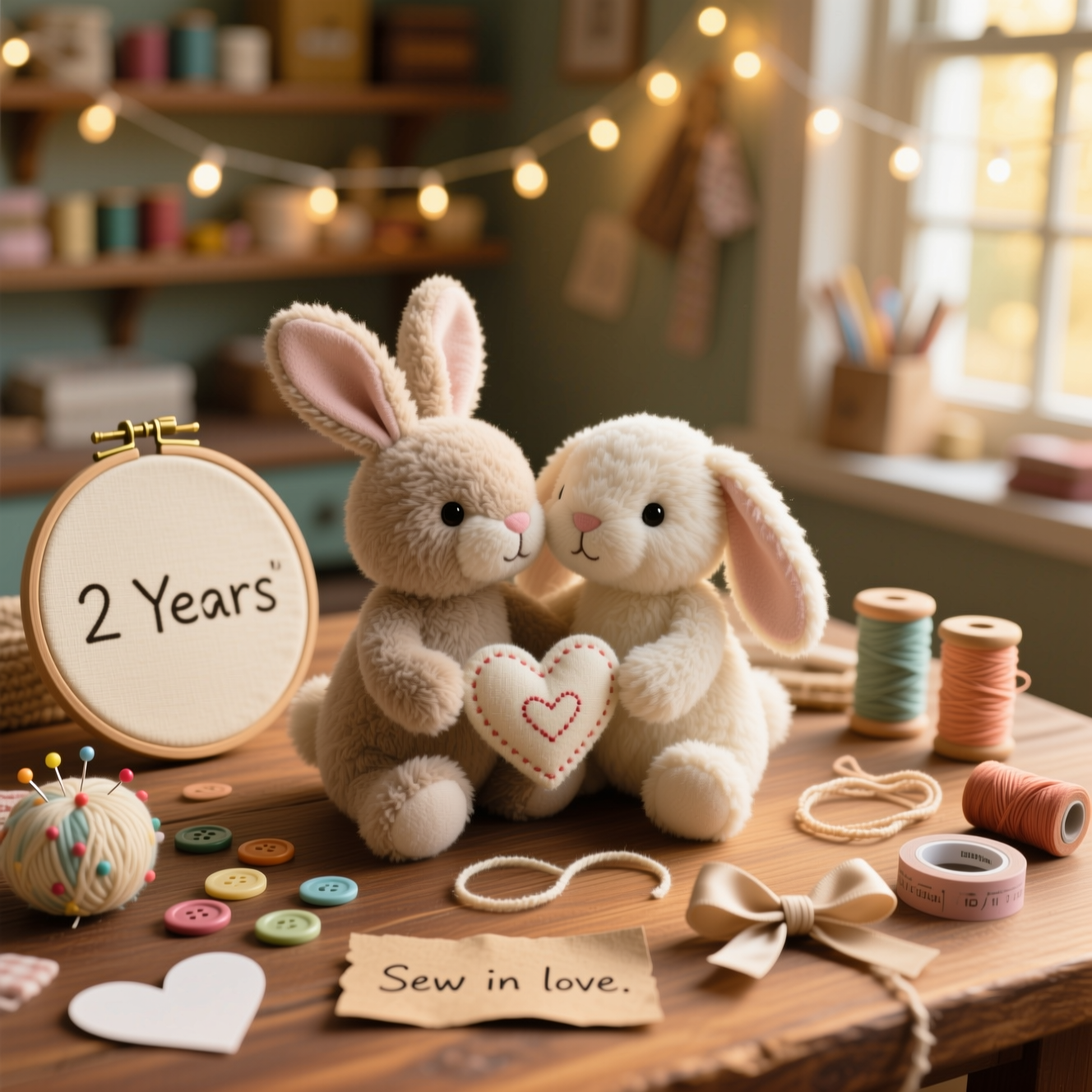 Crafts, Jellycats, and Anniversary Card