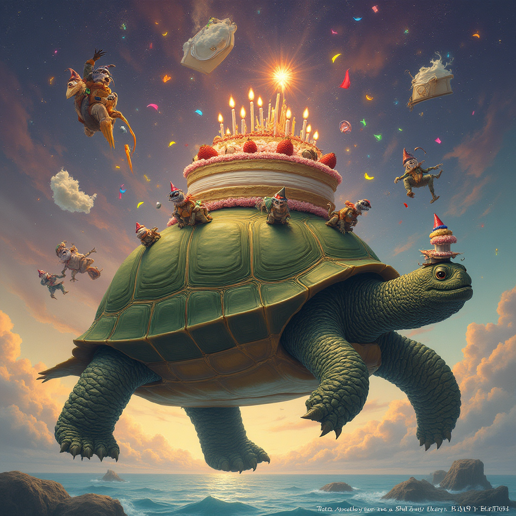 Terry Prachett Discworld , and Birthday Card