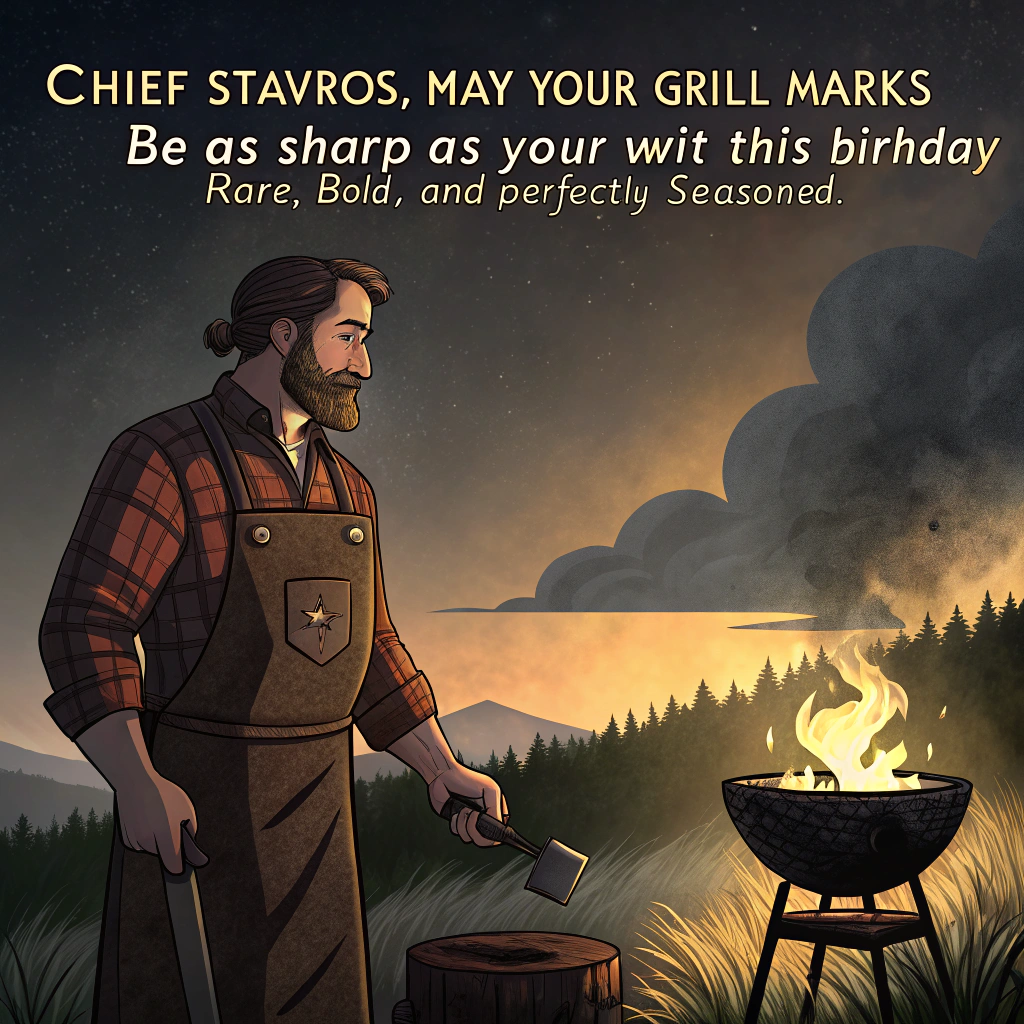 Boldly Design for Masculine Men Birthday Card