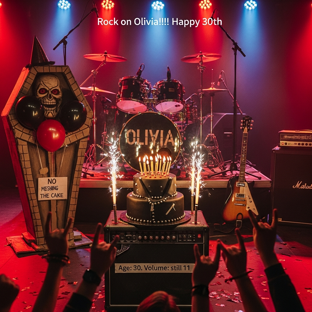 Iron maiden, and Birthday Card