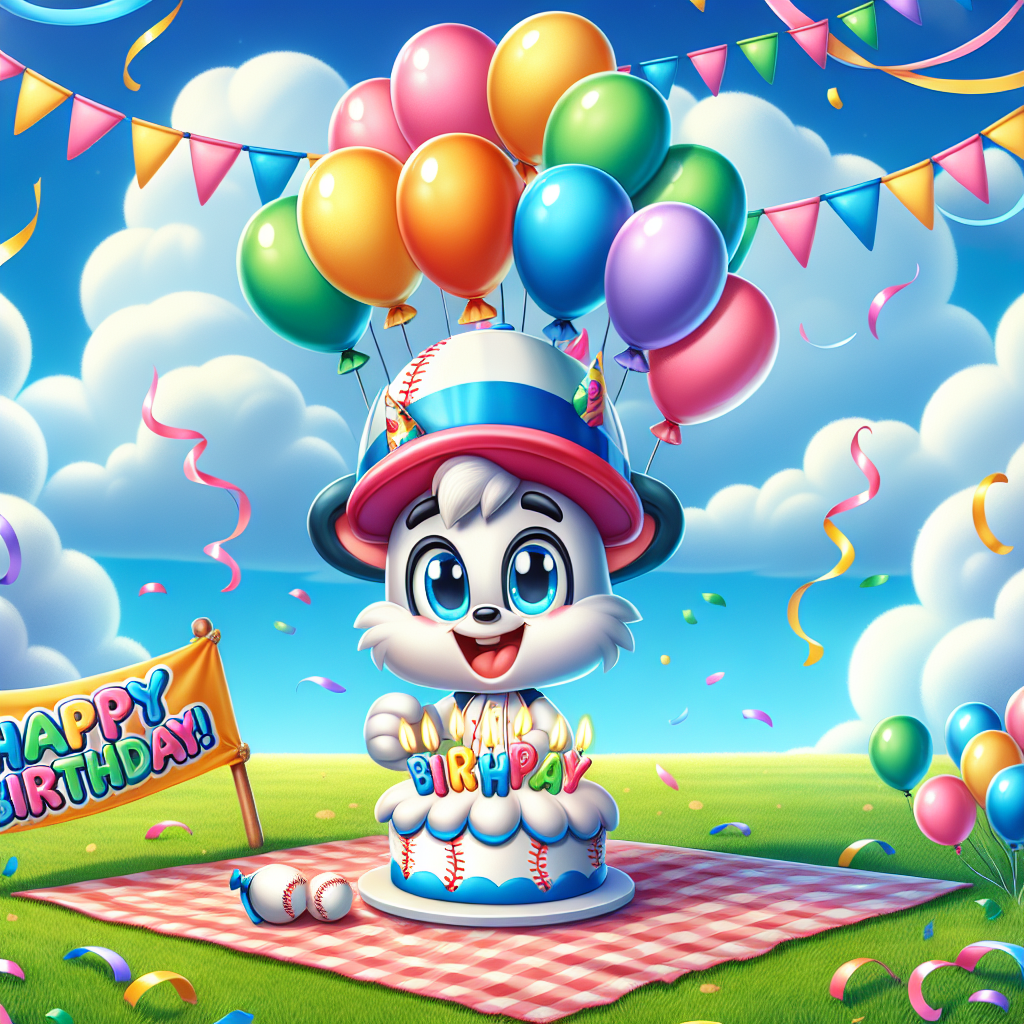 Baseball Birthday Card