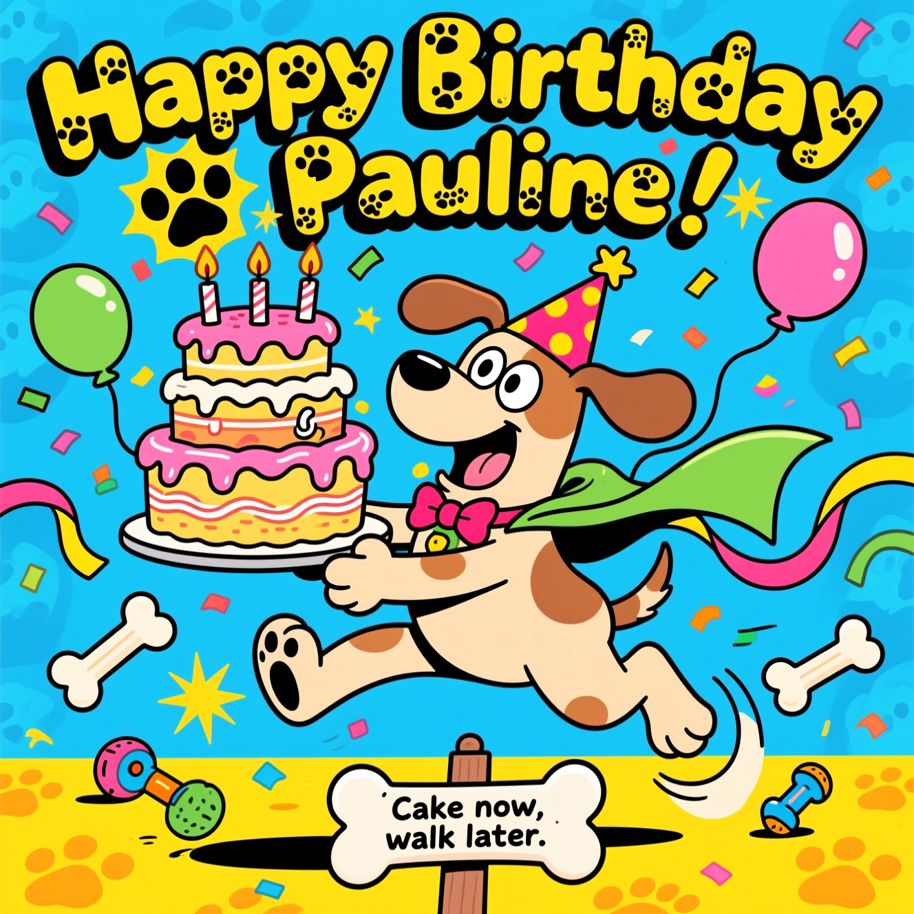 Dog, and Birthday Card