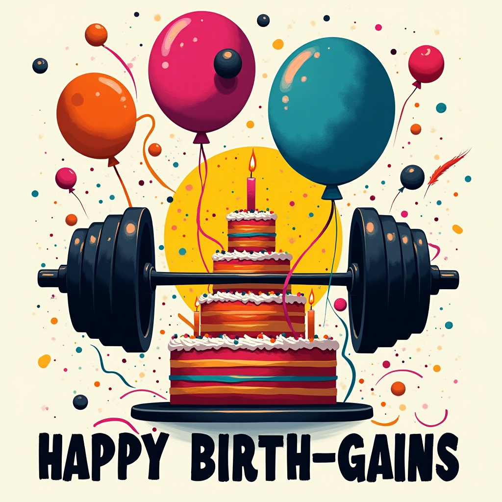 Bodybuilding , and Birthday Card