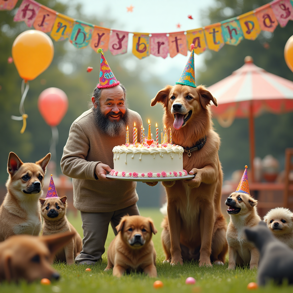 Sean bean,dogs,Jason mamoa, and Birthday Card