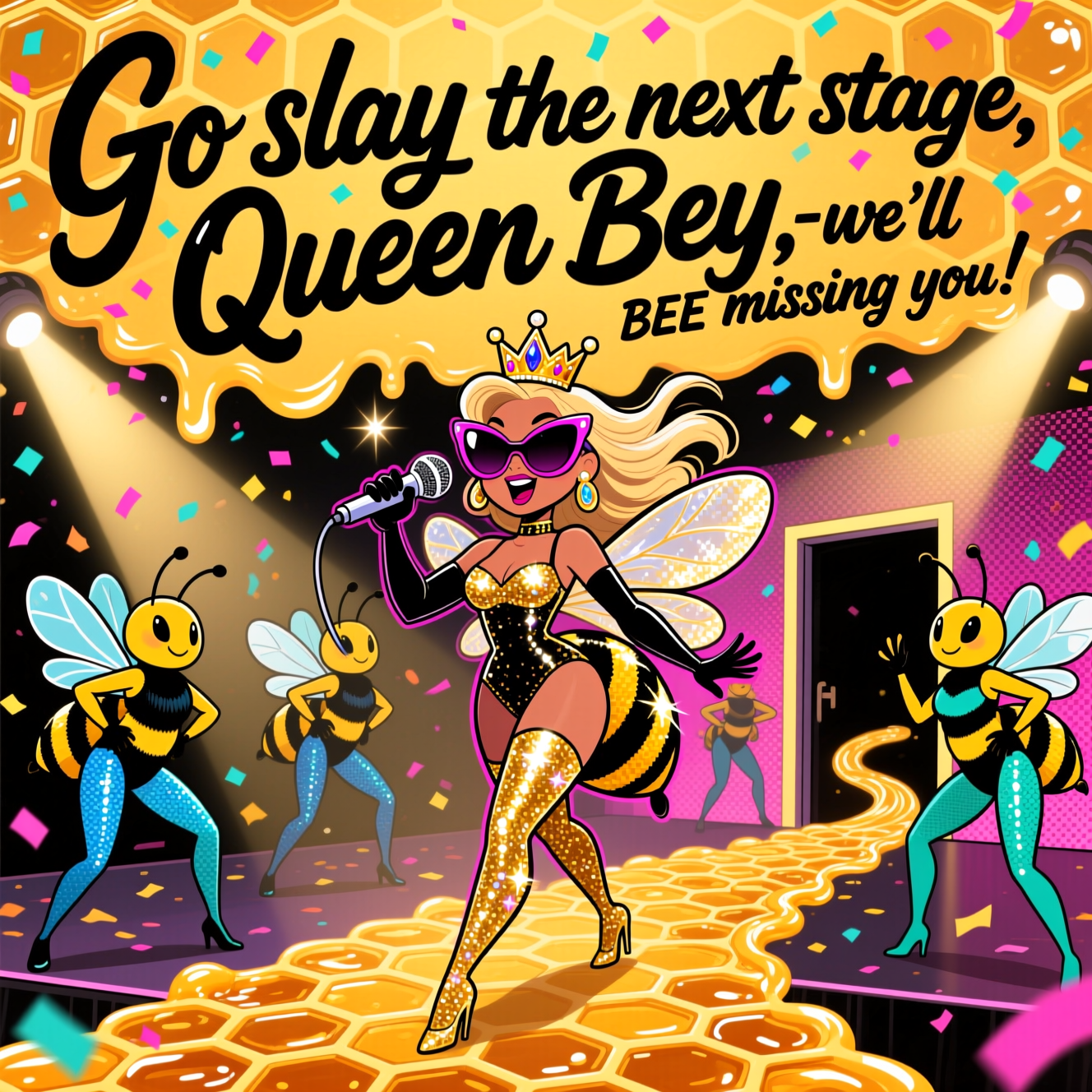 Beyonce, and Farewell Card