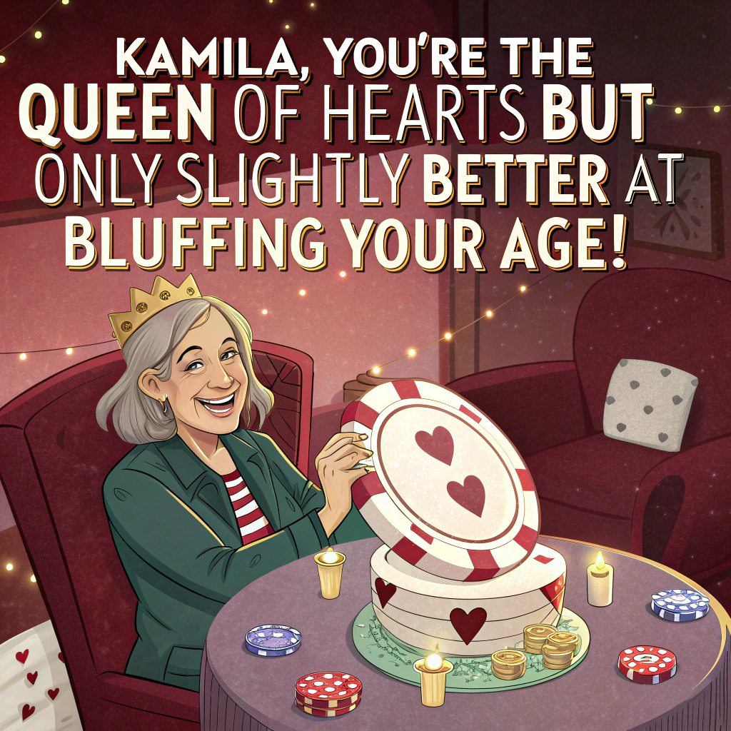 Heart atmosphere with little playing cards Birthday Card