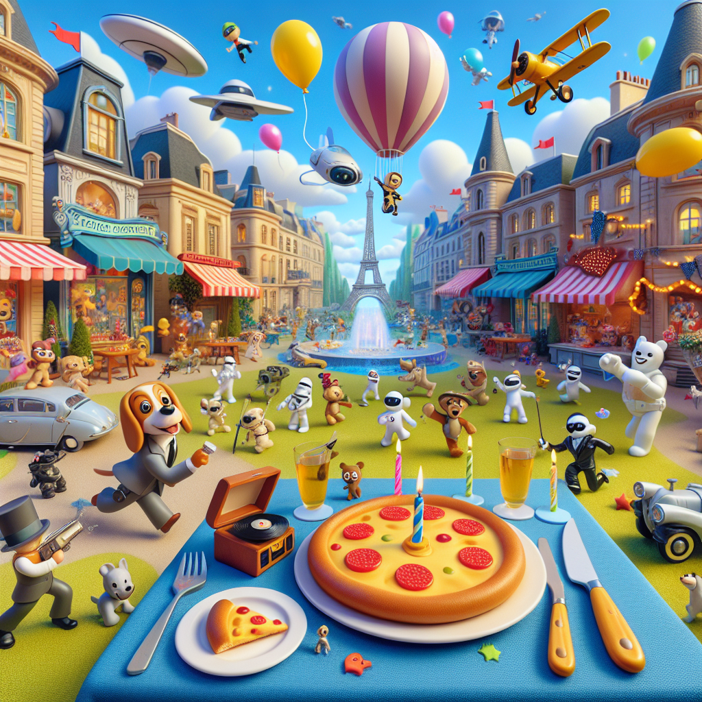 James Bond, Paris, Lego, Star Wars, Beagle, Disney , Pizza, Vinyl, and Golf Birthday Card