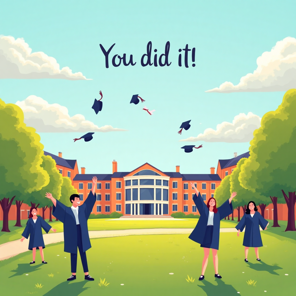 Warwick University , and Congratulations Card