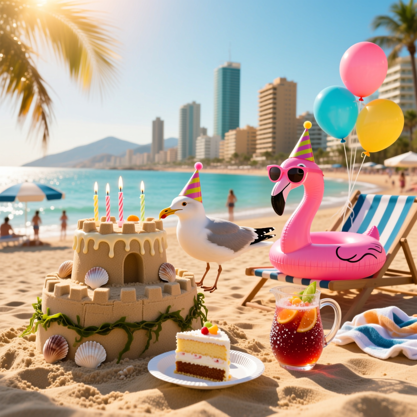 Benidorm, and Birthday Card