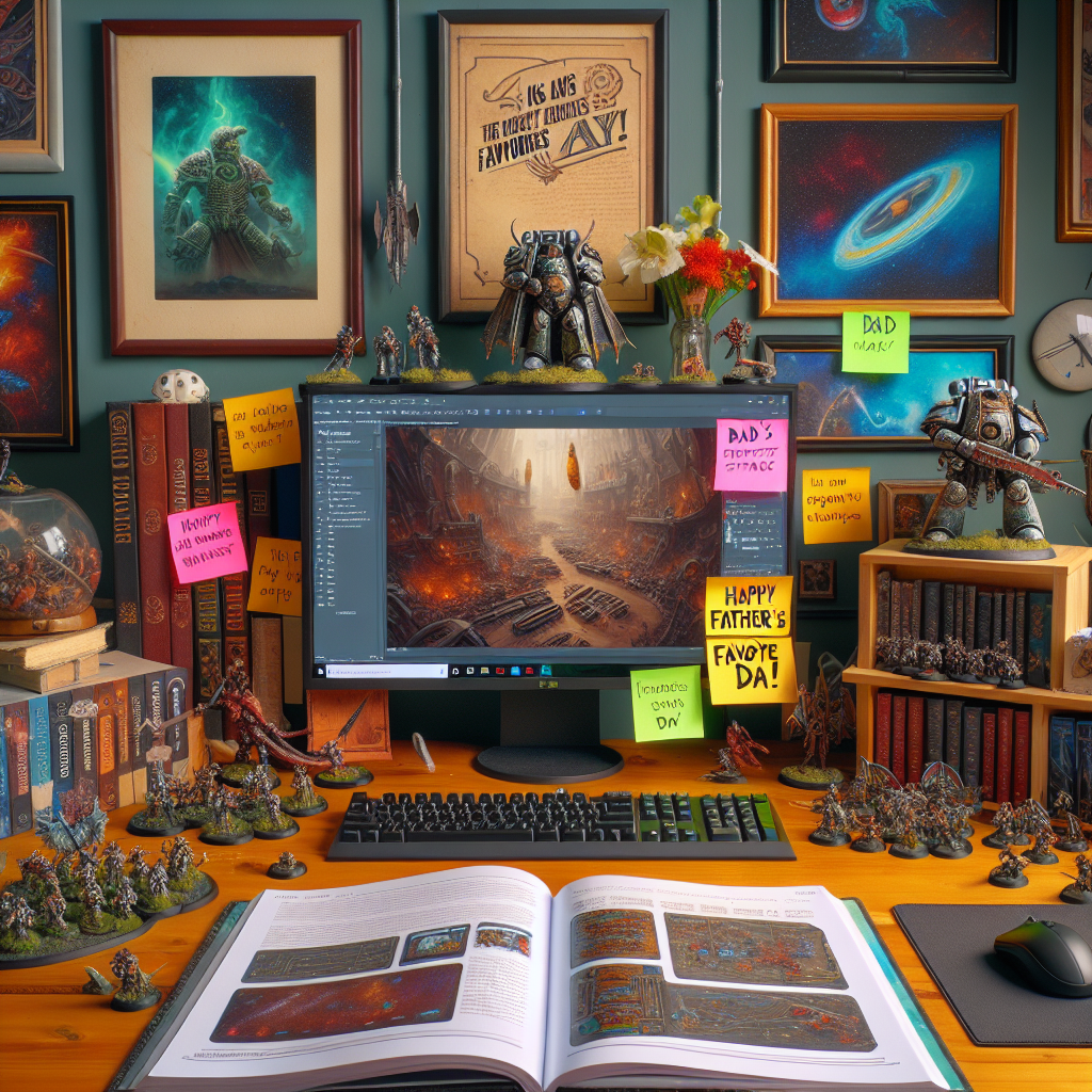 Warhammer Fathers-day Card