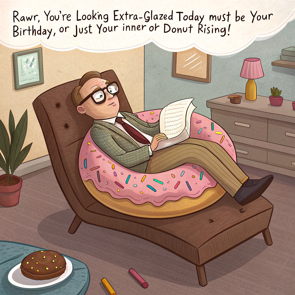 Drdonut Birthday Card