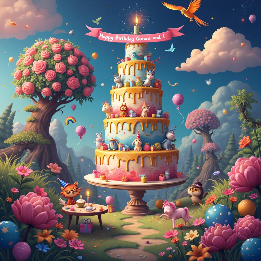 Happy birthday gunu, and I Birthday Card