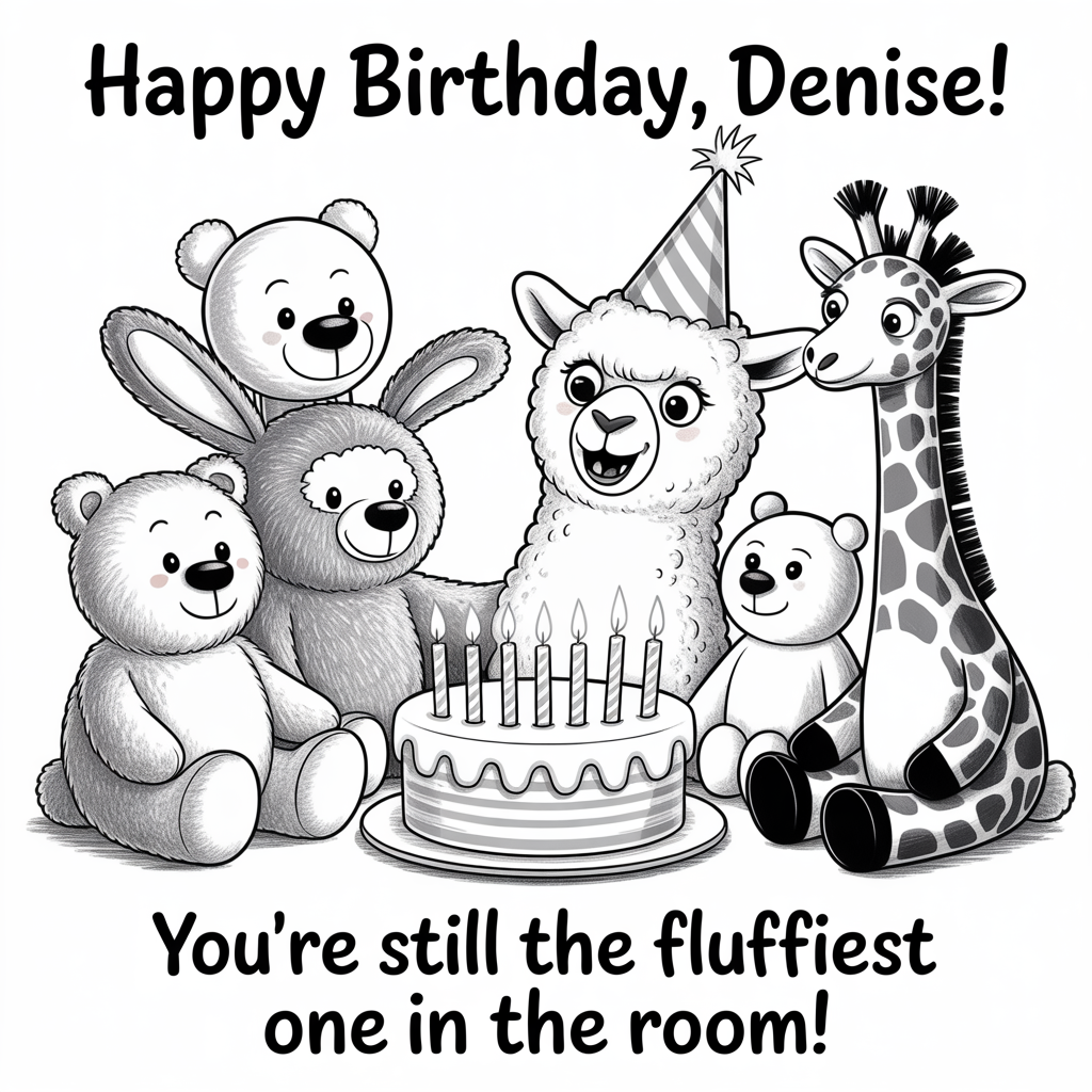 Soft toys, and Birthday Card